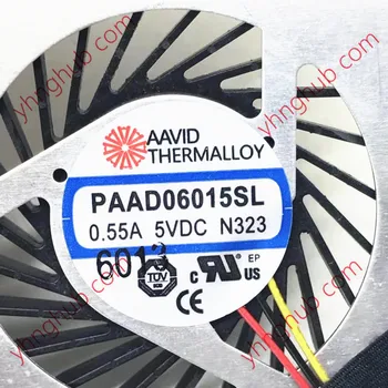 AAVID GS40 PAAD06015SL N323 DC 5V 0.55 3 Žice, Prenosni Ventilator CPU Fan