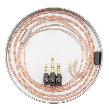 MOONDROP PCC Kabel Strokovno Zamenljivi Koaksialni OCC Bakrena žica 2,5 mm 3,5 mm 4.4 mm Kabel Line