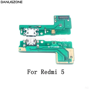 Polnjenje prek kabla USB Dock Priključek, Vtič Vrata Vtičnice Priključek za Polnjenje Odbor Flex Kabel Za Xiaomi Redmi 5 Plus
