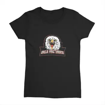 Orel Fang Karate majica s kratkimi rokavi Ženske 2021 Cobra Kai Karate Kid Bombaž Majica Modi Vrhovi Tees O Vratu Ženska Oblačila Grafika