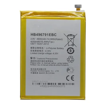 Zamenjava Baterije Telefona HB496791EBC za Huawei MATE 1 Vzpon MT1-U06 MT2-L02 MT2-L05 3900mAh
