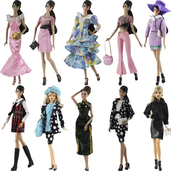 Stranka Elegantno Formalno Obleko Šoli Enotne Obleke, Oblačila Za Barbie Punčke Obleko Za 30 cm Barbies&BJD&Blythe Lutke, Dodatki