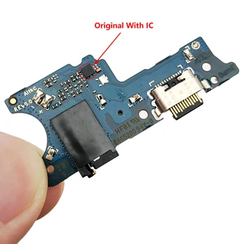 Originalni Samsung Galaxy A03S A037F USB Polnilnik, USB Mikro Polnjenje Dock Priključek Odbor Flex Kabel, hitro polnjenje