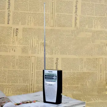 Multi-funkcijski Prenosni AM Radio UKV-Radio, Žepne Velikosti Teleskopsko Anteno Nizko Porabo Energije Mini Radio za Starejše BC-R20