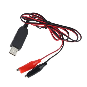 USB 5V za 1,2 V 2.4 V, 3.6 V 4.8 V Napajanje Odpravo Kabel Zamenjajte 1-4pcs 1,2 V Ni-MH NiCd AA, AAA, C, D Cell Baterija za ponovno Polnjenje
