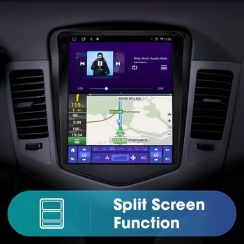 JMCQ 2Din Android Avto Stereo Radio Multimedijski Predvajalnik Videa, Za Chevrolet Cruze J300 2008 - 2012, GPS Navigacija Za Tesla slog