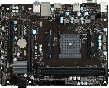 MSI A68HM-E33 V2 matična plošča Socket FM2+ DDR3 32GB PCI-E 3.0 USB3.0 Micro ATX AMD A68H Matično ploščo Za A8-7650K A10-7850K cpe