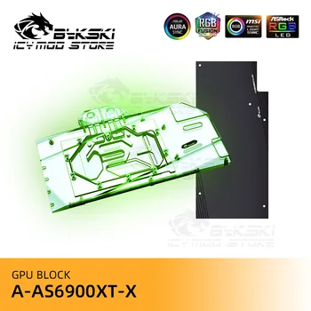 Bykski VGA Bloki Za ASUS TUF Radeon RX 6900 6800 XT O16G A-RGB Video Kartic Vode Blok Tekočinsko Hlajenje Heatsink A-AS6900XT-X