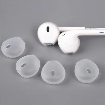 Silikonskih Čepkov Slušalke Primeru Cover za Apple Airpods iphone X 8 7 6 Plus 5 SE Earpods Slušalke Eartip Uho Skp Nasveti Earcap