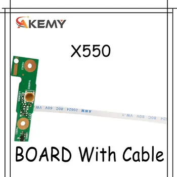 Akemy Original Za Asus X550V X550CC X550CA X550VC X550VB Stikalo za Vklop gumb ODBOR S Kablom Testirani Hitro Ladjo