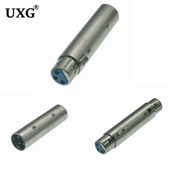 3 Pin XLR Moški-XLR Moški, Ženski Kartice SIM In Adapterji MIC Power Mikrofon Za Plug Konektor Adapter