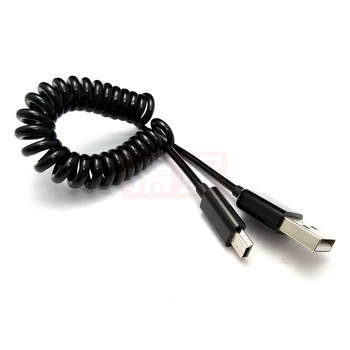 USB 2.0 Mini USB Kabli Mini USB Navito Spiralo Pomlad Podatkov Adapter Kabel 50 cm/0,5 m 200 cm/2m