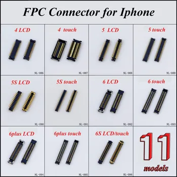 1Piece LCD Računalnike/Zaslon na Dotik, FPC priključek za iPhone 4 in 4s 5s 5 6 6plus 6s na matično ploščo logiko odbor mainboard