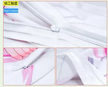 Vroče Japonski Anime DATUM ŽIVO Tokisaki Kurumi Objemala telo Blazino Kritje Primera Posteljnina Dakimakura Pillowcases 71016