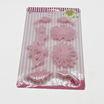 Plastični Cvet Emboss Žig za Pokrivanje Teksturo, zaradi Česar Vtis Oblikovalec Diy Keramika Keramične Obrti Orodij za Modeliranje Set Art Ponudbe