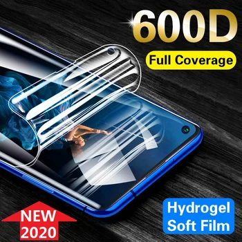 Zaščitna Hydrogel Film za Čast 10 Lite 20 Pro 10i 20i 9X 8X 8A Huawei P Smart Z 2019 (Ni Stekla) Zaslon Patron Film