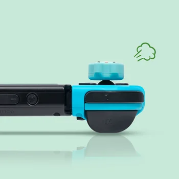 GeekShare Nintendo Stikalo Veselje-con nazobčenje Srčkan Žaba Mehka Zaščitna Palec Palico Oprijem Skp Za NS OLED In Lite Palčko, Kape
