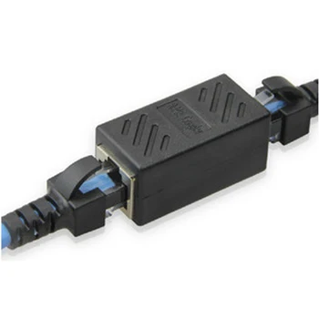 Priključek RJ45 Ethernet Razširitev Office Home Trajne Nepremočljiva LAN Dvojno Glavo Rit Skupno Omrežje Priključek za Kabel