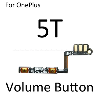 Nov Glasnosti Gumb za Vklop Vklop Izklop Traku Flex Kabel Za OnePlus 1 2 3 3T 5 5T 6 6T 9R Nadomestni Deli