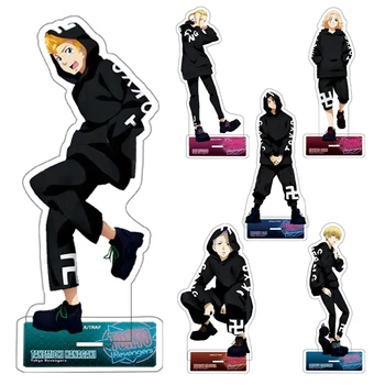 Anime Tokyo Revengers Številke Ploščo Modeli Akril Stojalo Model Igrač in figuric Desk Dekor Okraski Cca 15 cm