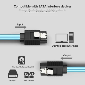 7 Pin Podatkovni Kabel SATA 3.0 III 6Gbps SAS Kabel za Strežnik SATA 7 Pin za SATA Zlom, Kabel Trdega Diska Razdelilno Kabelsko SAS Cable