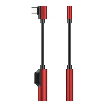 2 v 1 Tip C Do 3,5 mm Slušalke Jack Adapter Aux Avdio Tip-c-Kabel za Polnjenje Pretvornik Za Xiaomi Redmi Samsung USB-C