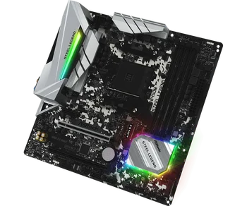 Uporabljajo,ASROCK B450M JEKLA LEGENDA Mikro-ATX AMD B450 DDR4 3466+(OC)MHz M. 2 USB3.1 Nove Max-64 G Dvojni Kanal Vtičnico AM4 Motherboard