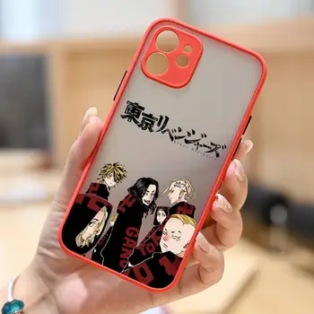 Tokio Revengers Japonske Anime Primeru Telefon Za iPhone 13 12 11 Mini Pro XR XS Max 7 8 Plus X Mat prozorno Zadnji Pokrovček