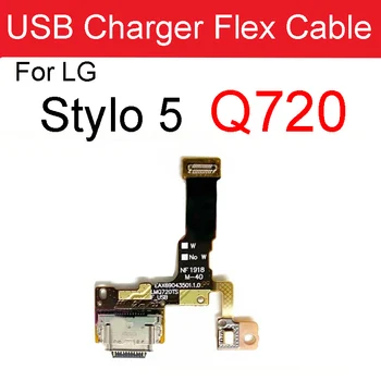 Polnilnik USB Flex Kabel Za LG Q Pisalo Q710 Polnjenje Jack Vrata Flex Trak Za LG Stylo 5 Q720 Stylo 6 Q730 Nadomestni Deli