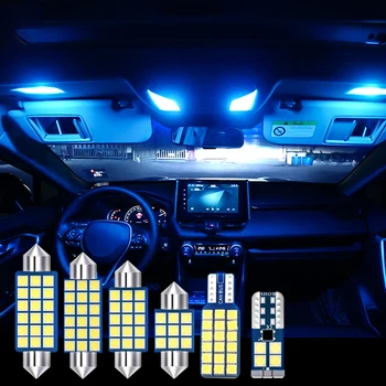 Za Toyota Rav4 Rav 4 XA50 2019 2020 2021 6pcs Napak LED Avto Notranje zadeve Branje Svetlobe Svetloba Trunk svetlobe Cab Svetlobe Dodatki