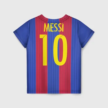 Otroška T-majica 3D Messi (obrazec)