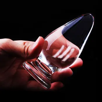 Candiway velike steklene Analni Čep Polje 107mm kristalno Analni Igrače Butt Plug Sex Igrače Za Odrasle masturbacija Izdelke, povezane s spolnostjo, lezbijke,