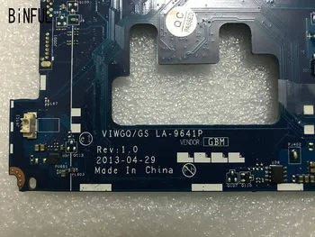 Na VOLJO VIWGQ / GS LA-9641P MATIČNO ploščo ZA LENOVO G510 MAINBOARD 8750M 2GB