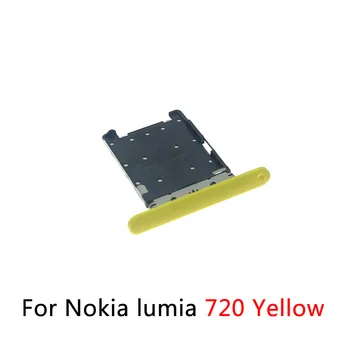 N720 920 Reže za Kartico SIM Nosilec Za Nokia Lumia 720 920 Micro SD Kartico v Režo za Podajanje Socket Adapter za Nadomestne Dele