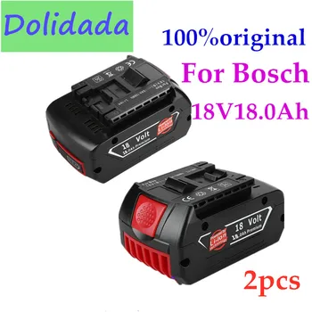18V 18000mAh Polnilna Litij-ionska Baterija Za Bosch 18V Akumulator, 18.0 Prenosni Zamenjava BAT609 lučka+Polnilec