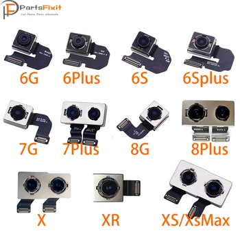 Original Kamera Zadaj Za iP6 6Plus 6S 7 7Plus 8 8Plus X XR XS MAX Nazaj Kamere Flex Kabel Trak Glavna Kamera Modul Zamenjave