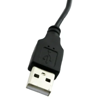 1pcs USB 2.0 Tip A Moški-5,5 mm x 2,5 mm Vtič Moški 5V DC Napajanje Vtičnica Polnjenje Podaljšek Adapter za Priključek Kabla 25 cm