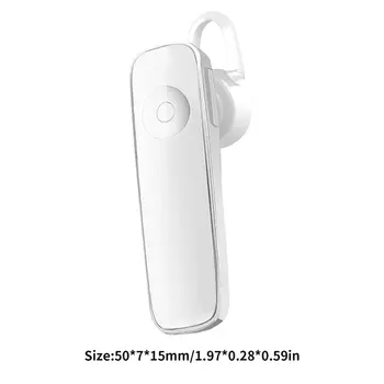 M165 Brezžična tehnologija Bluetooth-združljive Slušalke za V uho Eno Mini Slušalka Brezplačen Klic Stereo Glasbe, Slušalke z Mikrofonom za Telefone