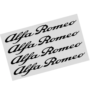 4pcs Visoke Kakovosti Avto Ročaj Dekorativne Nalepke za Alfa Alfa Romeo 159 147 156 Giulietta 147 159 Mito obesek za ključe, za Avto Oprema