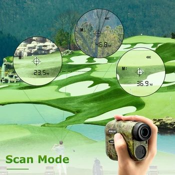 BOBLOV NK-1000 Nepremočljiva Lov Rangefinder 6.5 X Povečava Zastavo-zaklepanje Range Finder Laser Distance Meter za Golf Šport