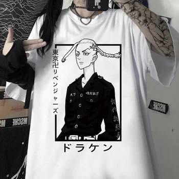 Vroče Anime Tokyo Revengers Tee Majica Kratek Rokav Vrhovi Casual Moški Tshirt Oblačila Moška Unisex