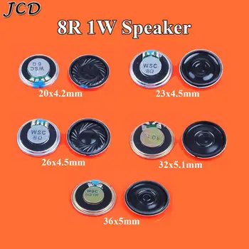 JCD Majhni zvočniki zvočnik 8R 1 W 1 w, 8 ohm 1W8R premerom 20 mm 23 mm 26 mm 32mm 36 mm