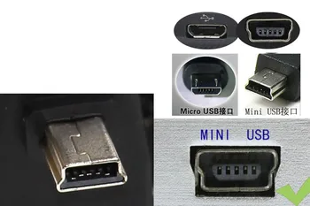40 CM do 120 cm 4 USB 2.0 Moški MINI USB 2.0 Moški 90 Stopinj Zložljive Podatki Kabel za Polnjenje MP3 MP4 Avto Kamera