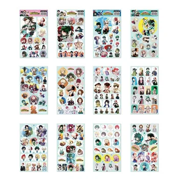 12 Kos/Set Anime Moj Junak Univerzami, Dekorativne Nalepke, DIY Midoriya Izuku Dnevnik Risank Nalepke Nalepke