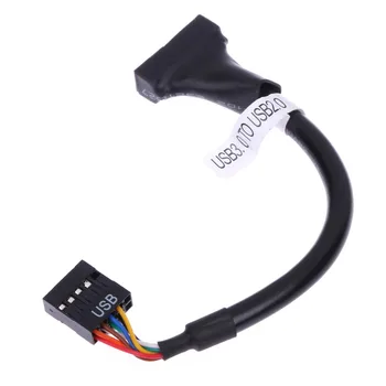 1pcs/2pcs/5pcs USB 3.0, 20 Pin Moški na USB 2.0, 9 Pin matična plošča Ženski Kabel Visoke Hitrosti Motherboard prenos podatkov kabel line