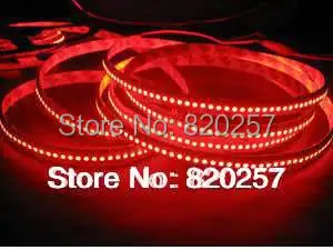 Brezplačna Dostava Rdeče Barve, 5m Kolutu 24v 3528 SMD 240leds/M, LED Trakovi Luči Eno Vrstico Uporabo v Zaprtih prostorih