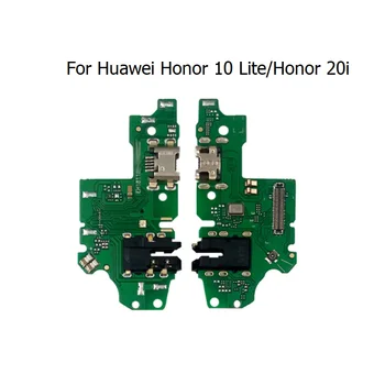 2/Kos Polnjenje Vrata Za Huawei Honor 10 Lite/Čast 20i USB Charge Odbor PCB Dock Priključek Flex Kabel Nadomestni Rezervni Deli