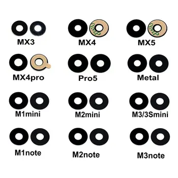 Nove Kamere Objektiv Stekla Nazaj Zadnja Objektiv z Lepilom za Meizu MX3 MX4 MX4pro MX5 Pro5 Pro6 Pro7 M1 M2 M3 M3s mini M5 M5s Opomba Kovin