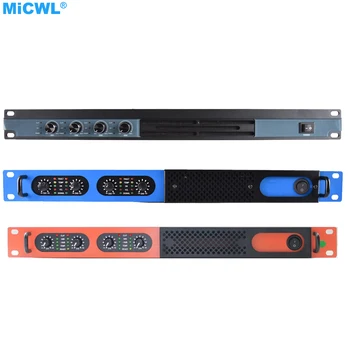 MiCWL 6400W Digitalni Ojačevalnik 4 Kanal 5200 W 2 Moč Različice Zvočnik PreAMPs AMP Modra Oranžna