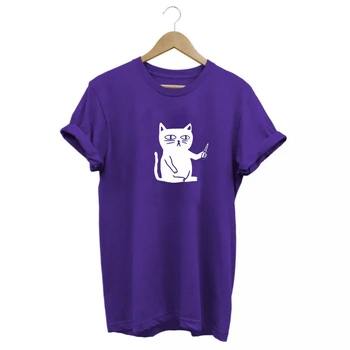 COOLMIND bombaž kul mačka tiskanja unisex majica priložnostne mačka tiskanja ženske tshirt kratkimi rokavi ženske t-shirt ženski tee majice